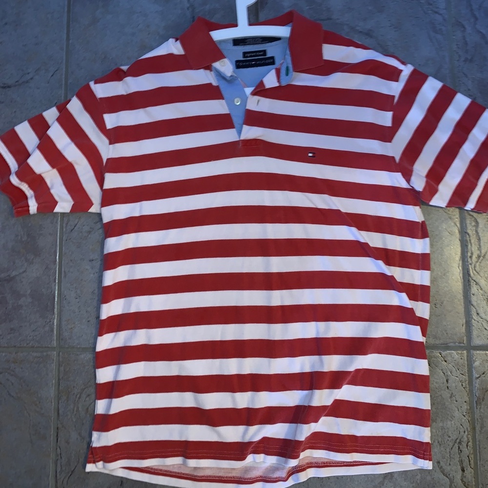 Tommy Hilfiger Polo Red and white